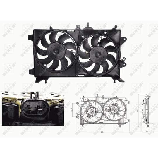 47676 - Fan, radiator 