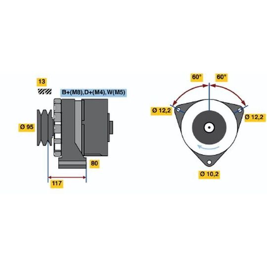 0 120 469 101 - Alternator 