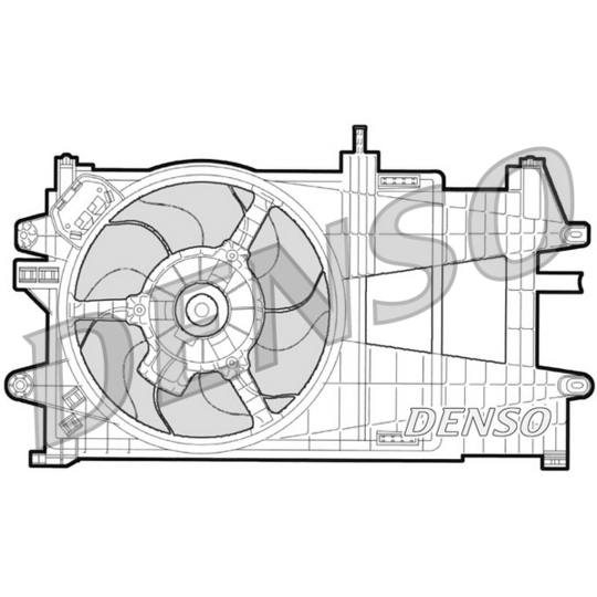 DER09033 - Ventilaator, mootorijahutus 