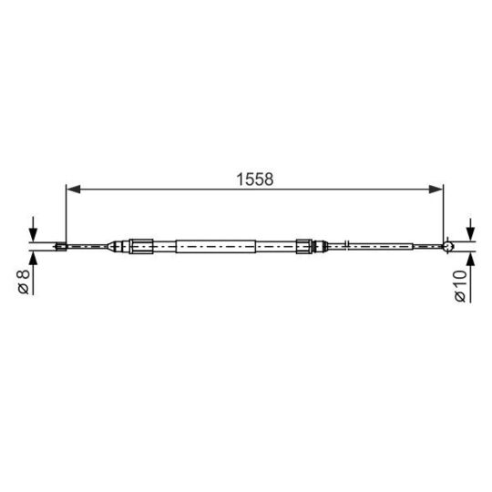 1 987 482 368 - Cable, parking brake 