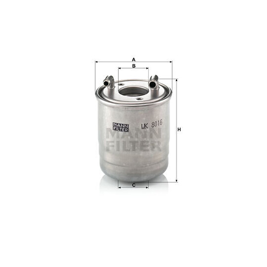 WK 8016 x - Fuel filter 
