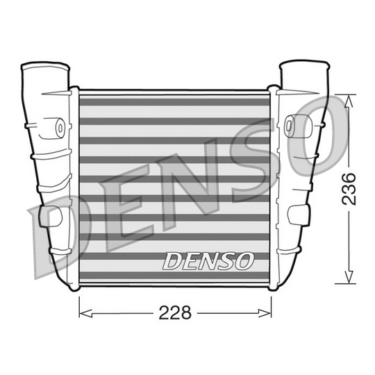 DIT99001 - Intercooler, charger 