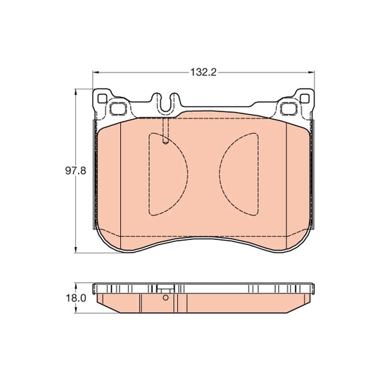 GDB2019 - Brake Pad Set, disc brake 