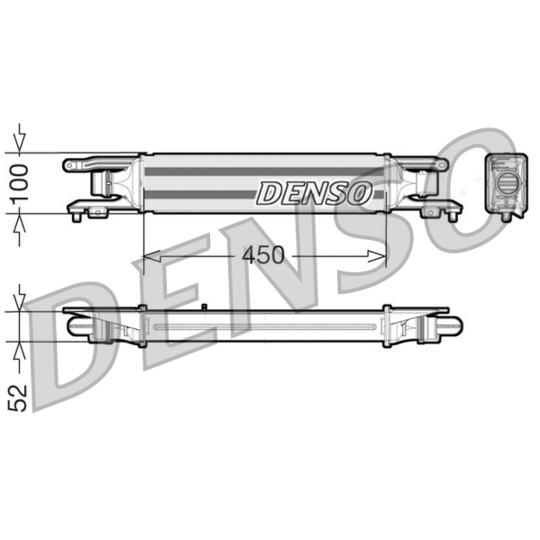 DIT20001 - Intercooler, charger 