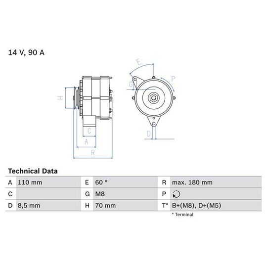 0 986 034 150 - Generator 