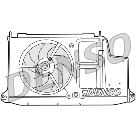 DER21012 - Ventilaator, mootorijahutus 