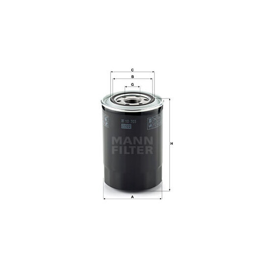 W 10 703 - Oil filter 