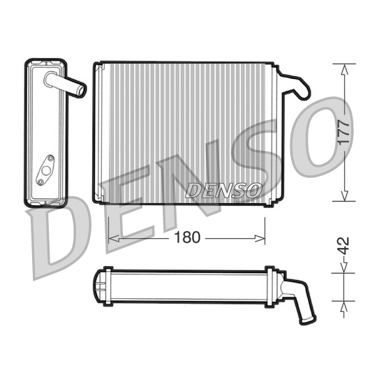 DRR09041 - Heat Exchanger, interior heating 