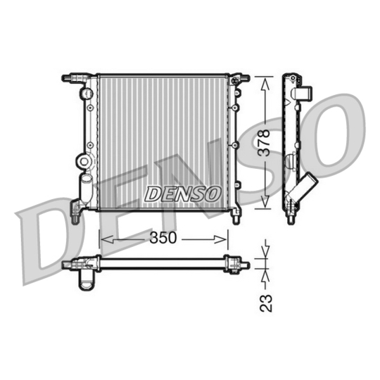 DRM23005 - Radiator, engine cooling 