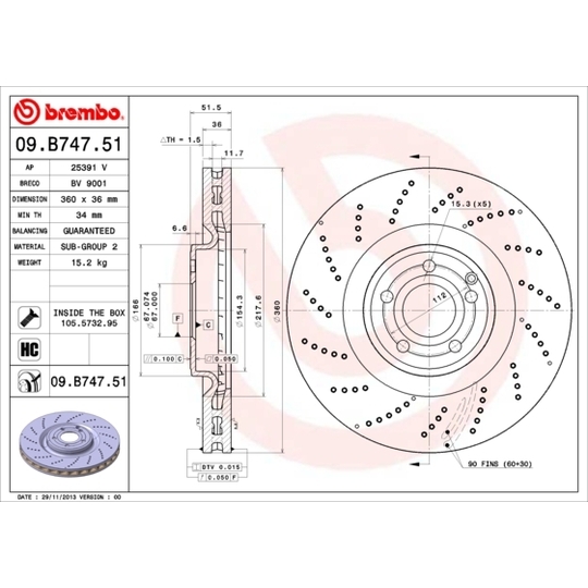 09.B747.51 - Brake Disc 