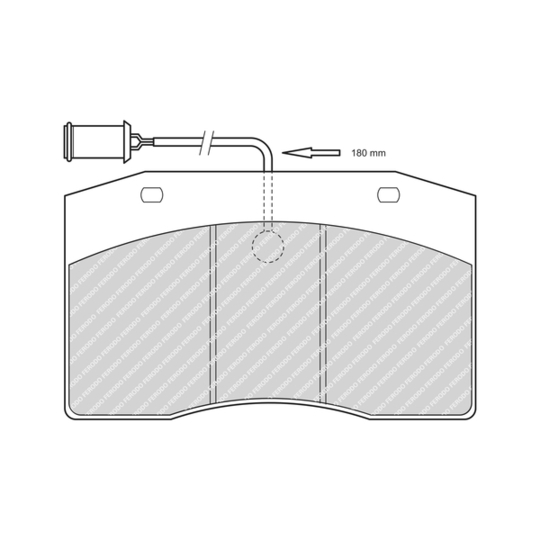 FCV801 - Brake Pad Set, disc brake 