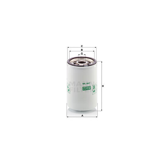 WK 8001 - Fuel filter 