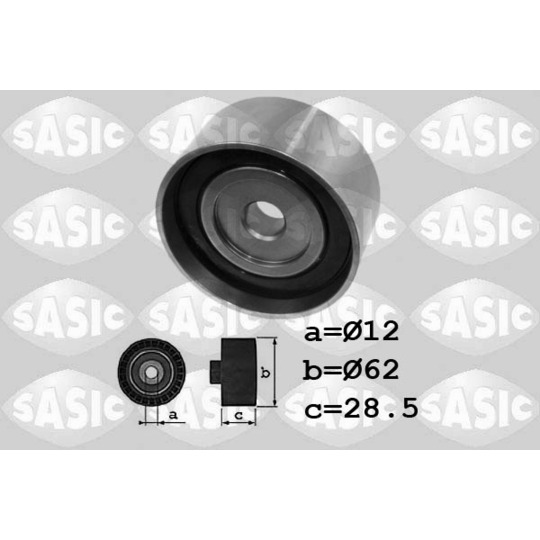 1706034 - Deflection/Guide Pulley, timing belt 