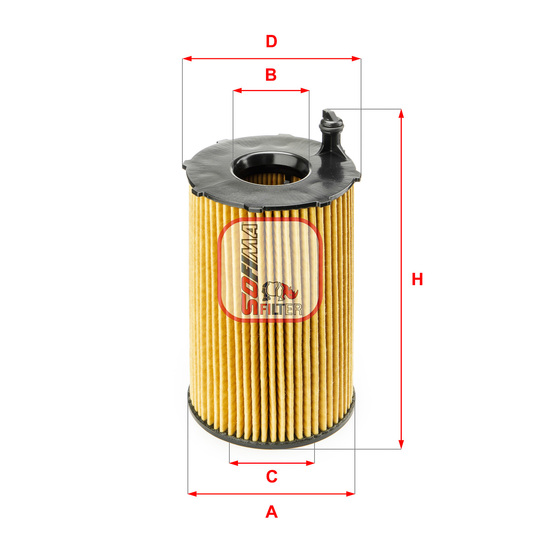 S 5141 PE - Oil filter 