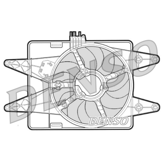 DER09023 - Fan, radiator 