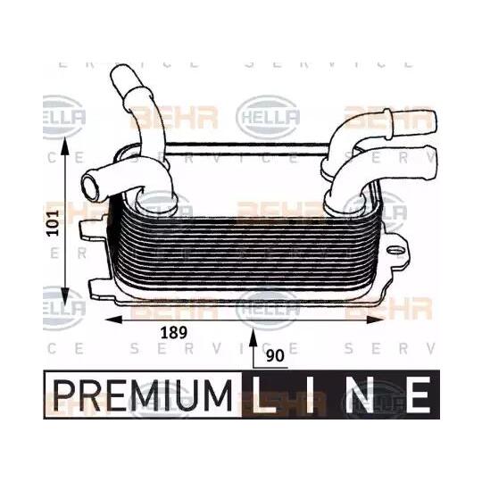 8MO 376 729-611 - Oil Cooler, engine oil 