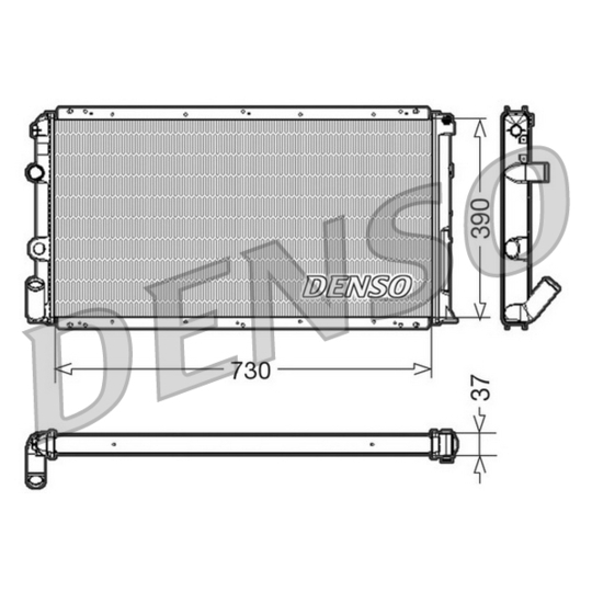 DRM23091 - Radiator, engine cooling 