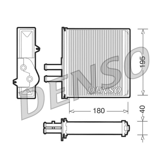 DRR09060 - Heat Exchanger, interior heating 