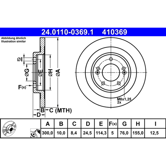 24.0110-0369.1 - Bromsskiva 