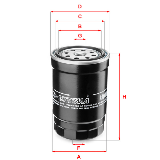S 4443 NR - Fuel filter 