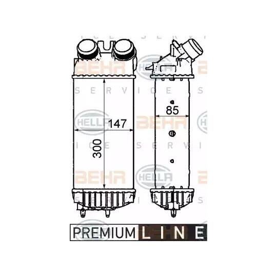 8ML 376 911-401 - Kompressoriõhu radiaator 