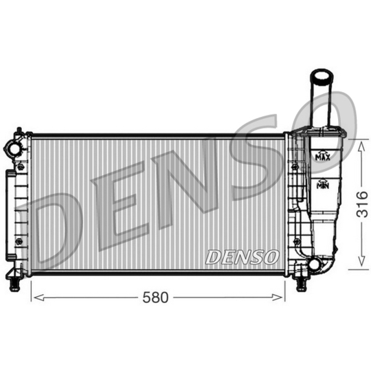 DRM09105 - Kylare, motorkylning 