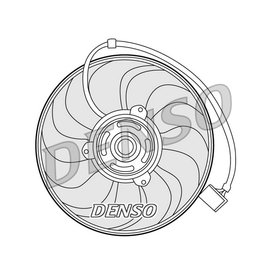 DER27001 - Fan, radiator 