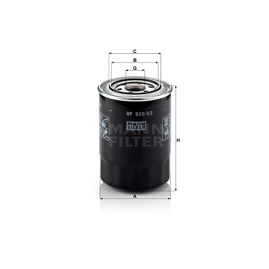 WP 928/83 - Oil filter 