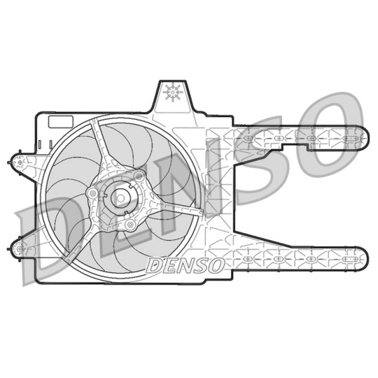 DER09245 - Tuuletin, moottorin jäähdytys 