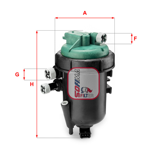 S 5178 GC - Fuel filter 