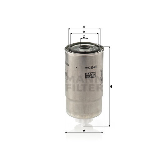WK 854/4 - Fuel filter 
