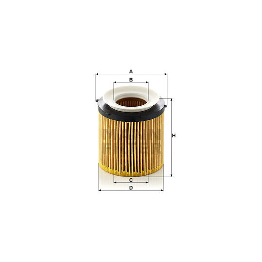 HU 8002 x KIT - Oil filter 