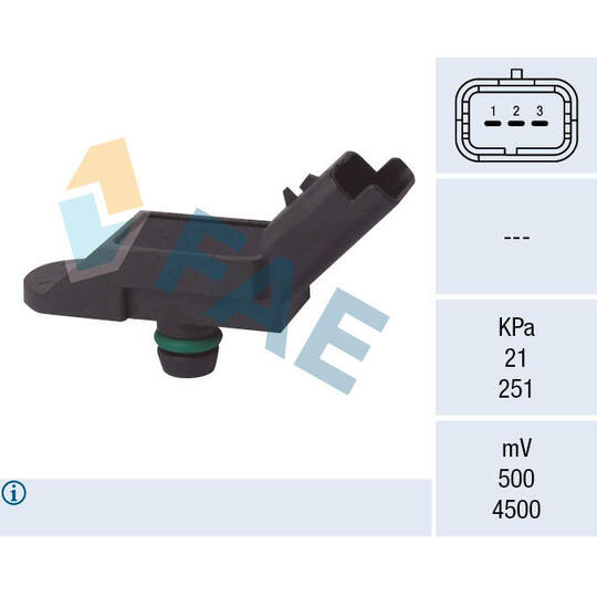 15091 - Sensor, intake manifold pressure 