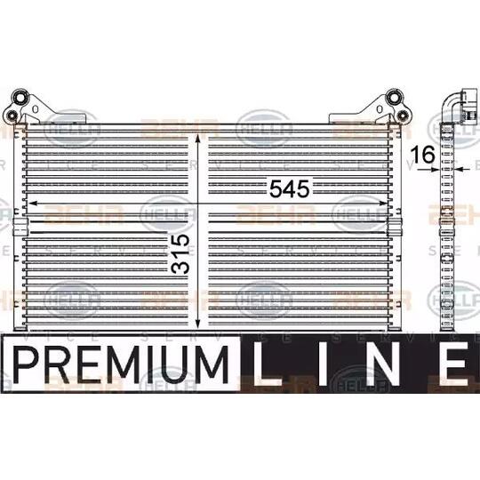 8MO 376 750-751 - Oil Cooler, engine oil 