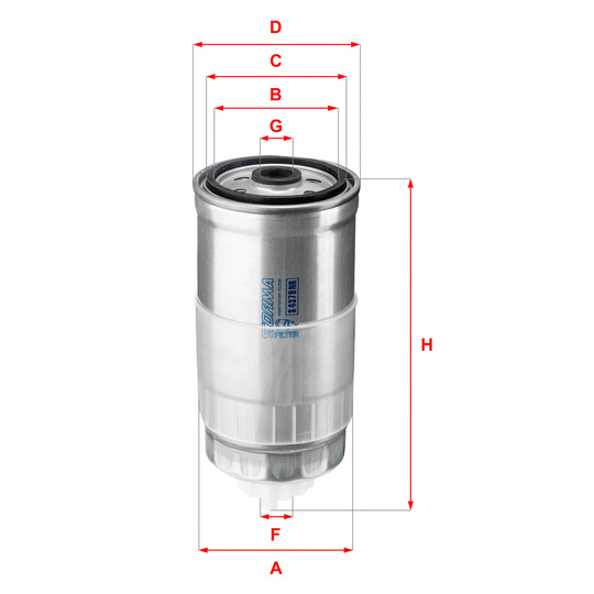 S 4326 NR - Fuel filter 