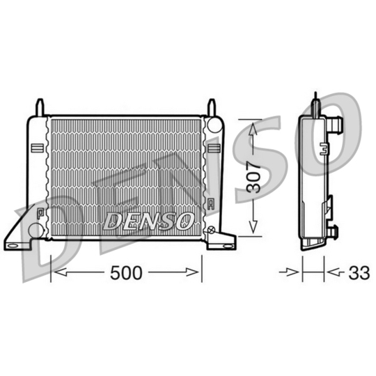 DRM10022 - Radiator, engine cooling 