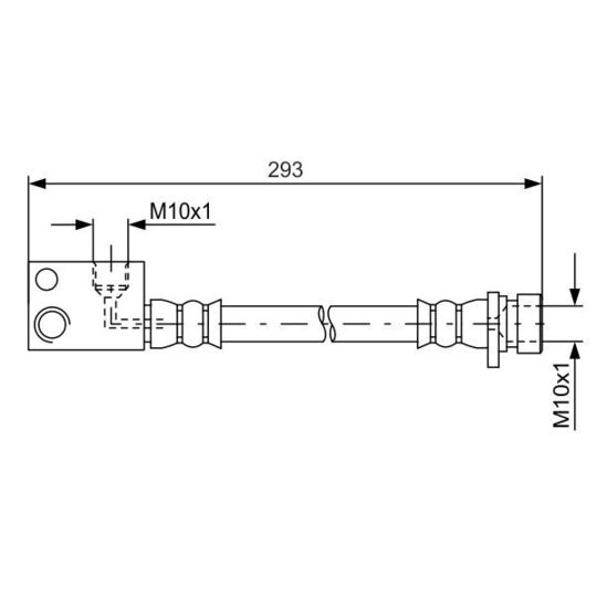 1 987 481 622 - Brake Hose 