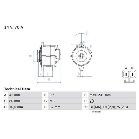 0 986 049 730 - Generaator 