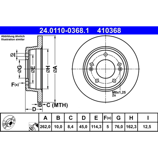 24.0110-0368.1 - Brake Disc 