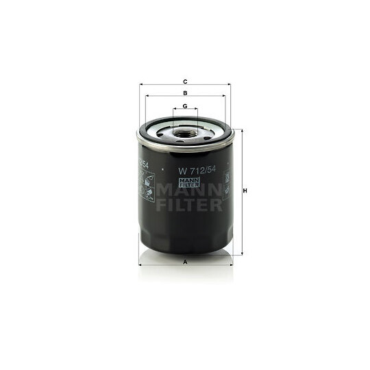 W 712/54 - Oil filter 