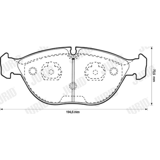 571872JC - Brake Pad Set, disc brake 