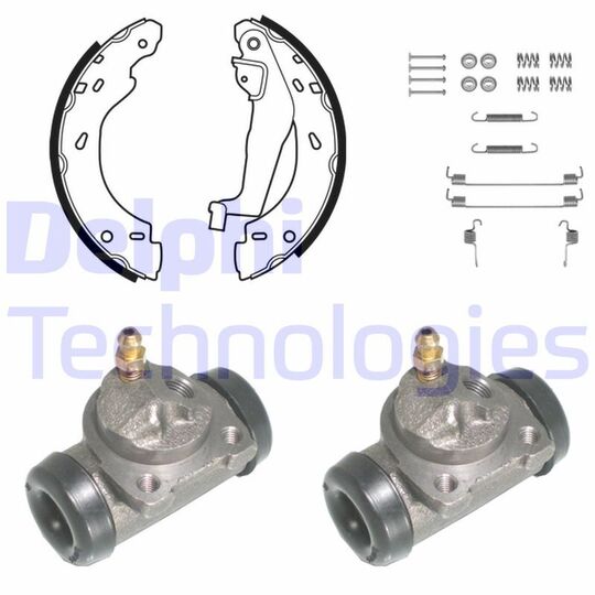 KP1081 - Brake Shoe Set 