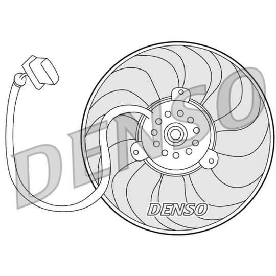 DER32004 - Fan, radiator 