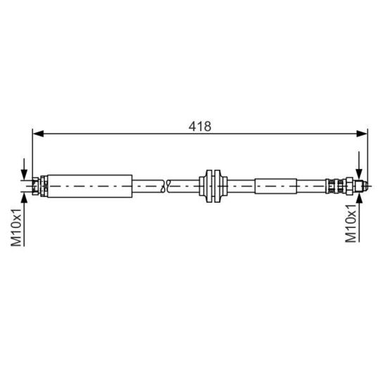 1 987 481 058 - Brake Hose 