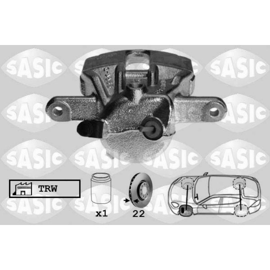 6504010 - Brake Caliper 