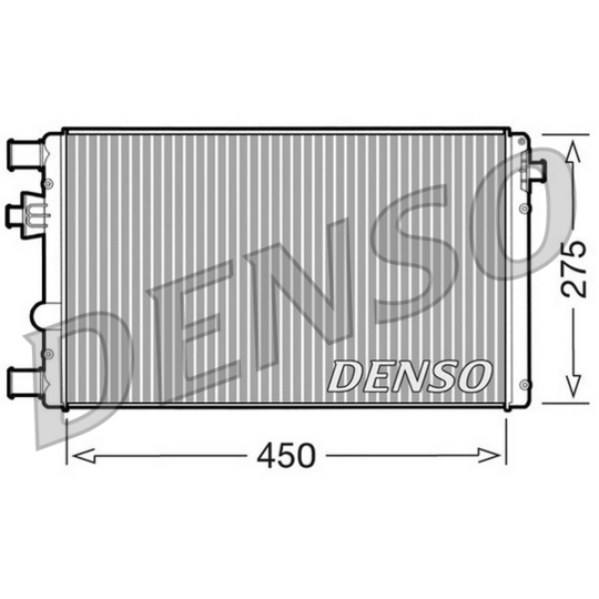 DRM09042 - Radiator, engine cooling 