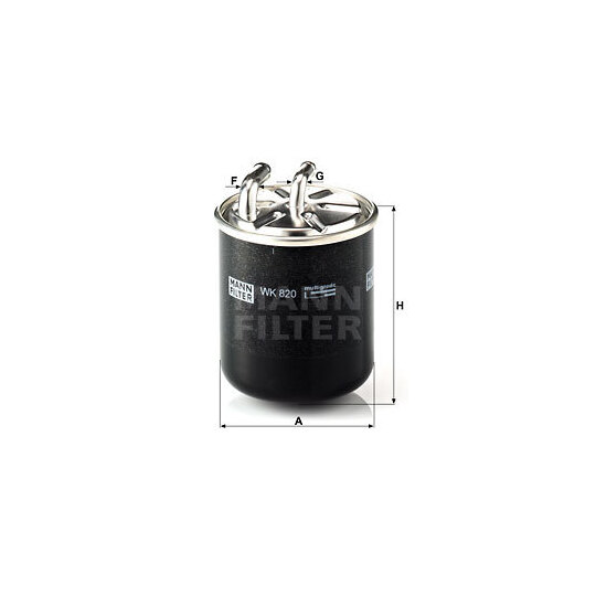 WK 820 - Fuel filter 