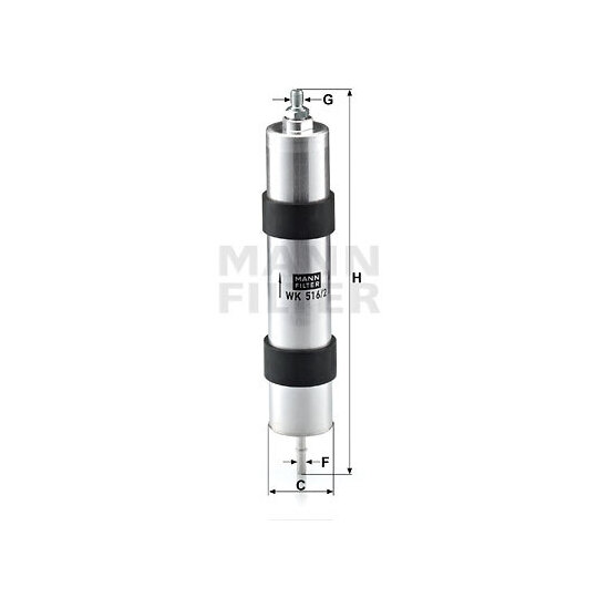 WK 516/2 - Fuel filter 