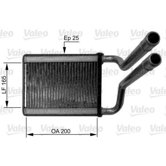 812438 - Heat Exchanger, interior heating 