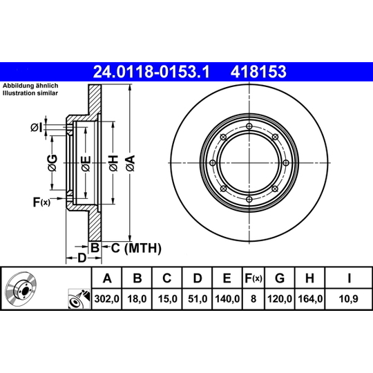 24.0118-0153.1 - Bromsskiva 